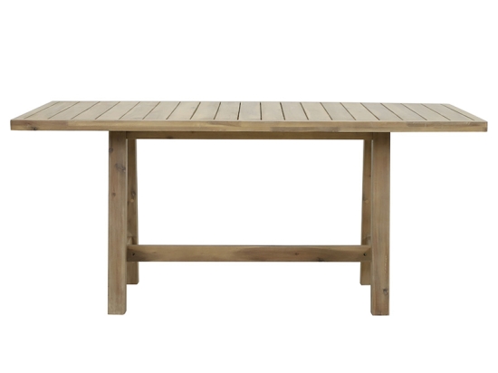 ΤΡΑΠΕΖΙ MALIBU PAKOWORLD ΜΑΣΙΦ ΞΥΛΟ ΑΚΑΚΙΑΣ 170X90X75.5ΕΚ