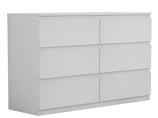 ΣΥΡΤΑΡΙΕΡΑ CINDY PAKOWORLD 6 ΣΥΡΤΑΡΙΩΝ ΛΕΥΚΟ 120X40X75ΕΚ