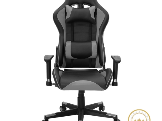 ΚΑΡΕΚΛΑ ΓΡΑΦΕΙΟΥ GAMING MIEL PAKOWORLD PU ΜΑΥΡΟ-ΓΚΡΙ
