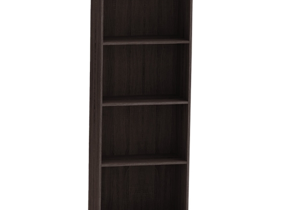 ΒΙΒΛΙΟΘΗΚΗ PRESLEY PAKOWORLD ΣΕ ΑΝΘΡΑΚΙ-WENGE ΑΠΟΧΡΩΣΗ 60X30X167ΕΚ