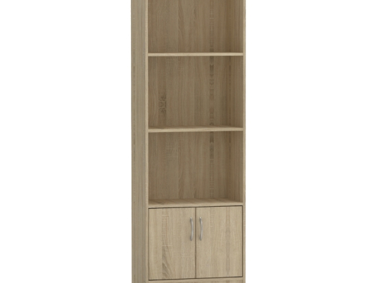 ΒΙΒΛΙΟΘΗΚΗ NEGAN PAKOWORLD SONOMA ΜΕΛΑΜΙΝΗΣ 57X33X180ΕΚ