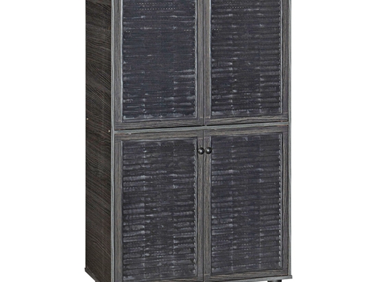 ΠΑΠΟΥΤΣΟΘΗΚΗ-ΝΤΟΥΛΑΠΙ RONAN PAKOWORLD ΧΡΩΜΑ WENGE 70.5X35X122ΕΚ