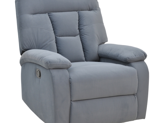 ΠΟΛΥΘΡΟΝΑ RELAX ΜΕ ΜΗΧΑΝΙΣΜΟ MASSAGE TERPSI PAKOWORLD ΓΚΡΙ ΒΕΛΟΥΔΟ 80X94X100ΕΚ
