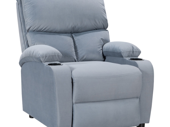 ΠΟΛΥΘΡΟΝΑ RELAX ΜΕ ΠΟΤΗΡΟΘΗΚΗ GARTIA PAKOWORLD ΒΕΛΟΥΔΟ ΣΕ ΓΚΡΙ ΑΠΟΧΡΩΣΗ 79X94X102ΕΚ