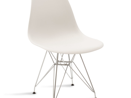 ΚΑΡΕΚΛΑ ADELLE PAKOWORLD PP ΛΕΥΚΟ-INOX ΠΟΔΙ 46X55X81ΕΚ
