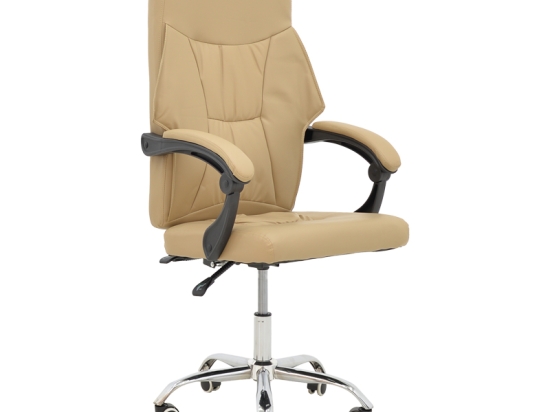 ΚΑΡΕΚΛΑ ΓΡΑΦΕΙΟΥ ΔΙΕΥΘΥΝΤΗ GLORIN PAKOWORLD ΜΠΕΖ PU 60X68X128ΕΚ