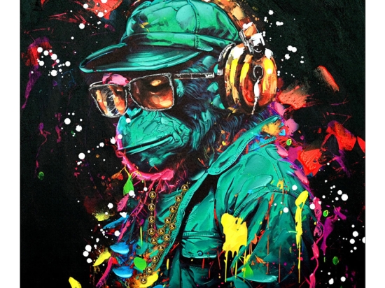 ΠΙΝΑΚΑΣ ΣΕ ΚΑΜΒΑ MONKEY INART 80X3X80ΕΚ
