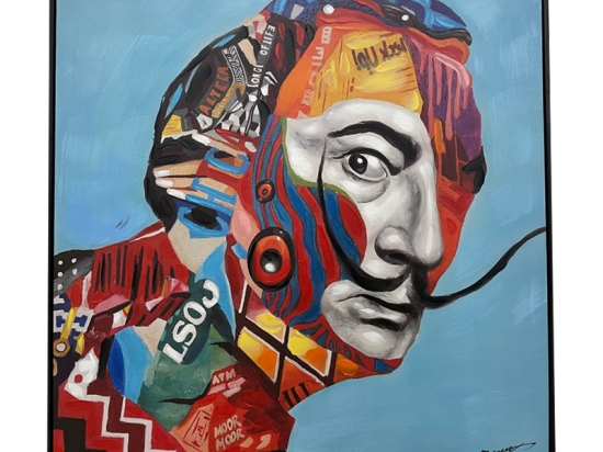 ΠΙΝΑΚΑΣ ΣΕ ΚΑΜΒΑ ΜΕ ΠΛΑΙΣΙΟ EYELO INART 80X3.5X80ΕΚ