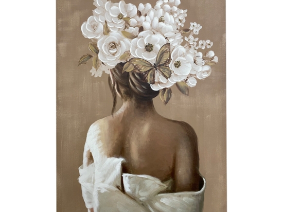 ΠΙΝΑΚΑΣ ΣΕ ΚΑΜΒΑ WEDDY INART 80X3X120ΕΚ