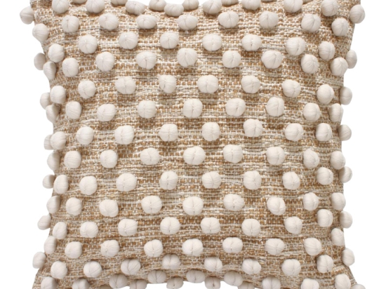 ΜΑΞΙΛΑΡΙ FINNE INART ΒΑΜΒΑΚΕΡΟ ΣΕ ΜΠΕΖ ΑΠΟΧΡΩΣΗ  45X45X2.5ΕΚ