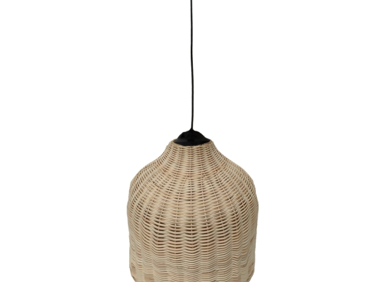 ΦΩΤΙΣΤΙΚΟ ΟΡΟΦΗΣ ZIQUEL INART RATTAN ΣΕ ΦΥΣΙΚΗ ΑΠΟΧΡΩΣΗ Φ60X99ΕΚ