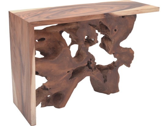 ΚΟΝΣΟΛΑ JAKO INART ΦΥΣΙΚΟ ΜΑΣΙΦ ΞΥΛΟ TEAK 120X40X80ΕΚ