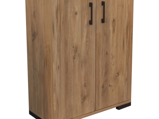 ΝΤΟΥΛΑΠΙ YVEN PAKOWORLD OAK ΜΕΛΑΜΙΝΗΣ 65X32X83ΕΚ