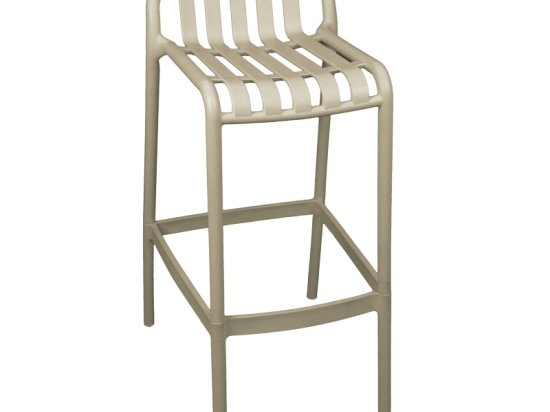 ΣΚΑΜΠΟ ΜΠΑΡ ZOI PAKOWORLD PP ΣΕ ΑΠΟΧΡΩΣΗ CAPPUCINO 36X56X87ΕΚ