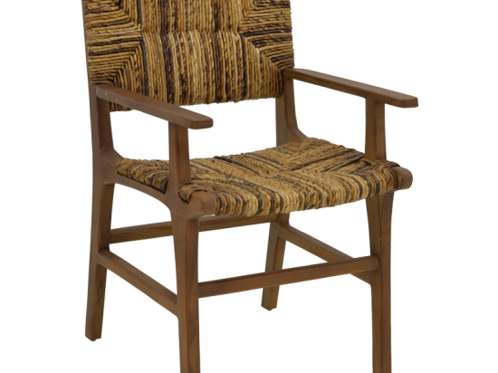 ΠΟΛΥΘΡΟΝΑ REFANE PAKOWORLD ΦΥΣΙΚΟ TEAK ΞΥΛΟ-ΨΑΘΑ 55X60X85ΕΚ