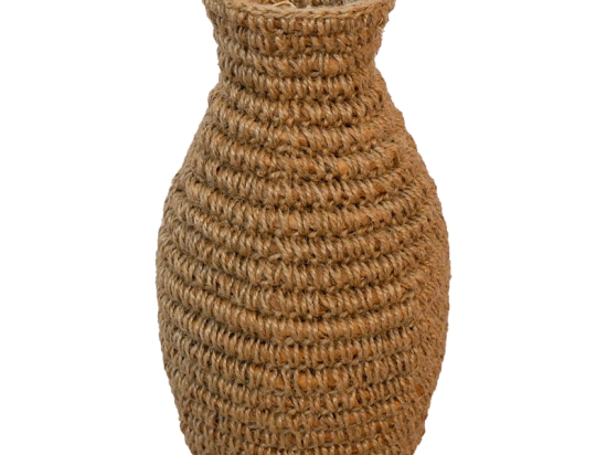 ΒΑΖΟ AGELEN INART SISAL ΣΕ ΦΥΣΙΚΗ ΑΠΟΧΡΩΣΗ Φ30X55ΕΚ