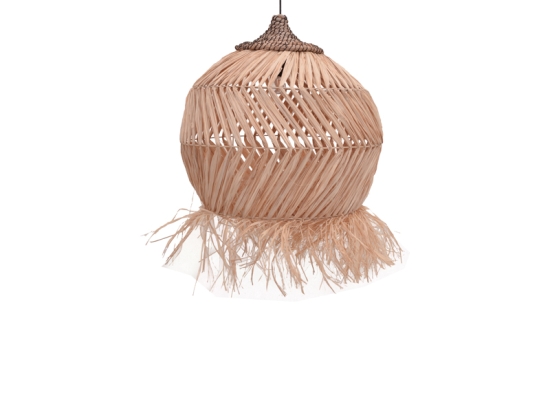 ΦΩΤΙΣΤΙΚΟ ΟΡΟΦΗΣ KORONSE INART SISAL ΣΕ ΦΥΣΙΚΟ ΧΡΩΜΑ Φ55X68ΕΚ