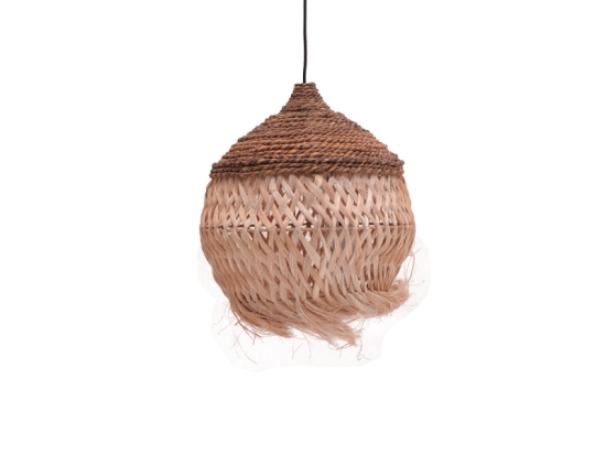 ΦΩΤΙΣΤΙΚΟ ΟΡΟΦΗΣ FIORINE INART ABACA ΣΕ ΦΥΣΙΚΟ ΧΡΩΜΑ Φ35X45ΕΚ