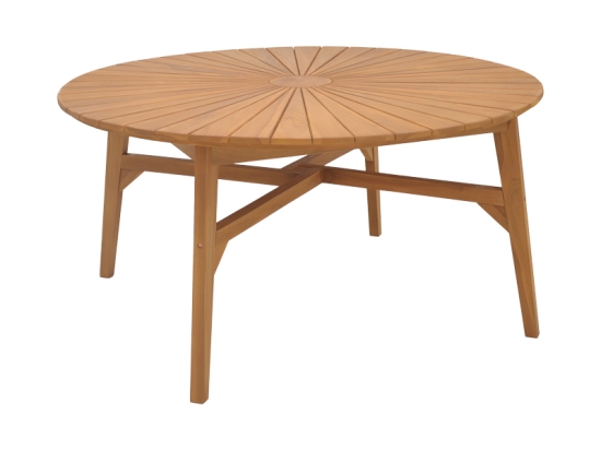 ΤΡΑΠΕΖΙ COLEN PAKOWORLD TEAK ΞΥΛΟ ΣΕ ΦΥΣΙΚΗ ΑΠΟΧΡΩΣΗ Φ150X75ΕΚ