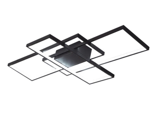 ΦΩΤΙΣΤΙΚΟ ΟΡΟΦΗΣ LUXANE PAKOWORLD LED ΜΑΥΡΟ ΜΕΤΑΛΛΟ 105X60X7ΕΚ