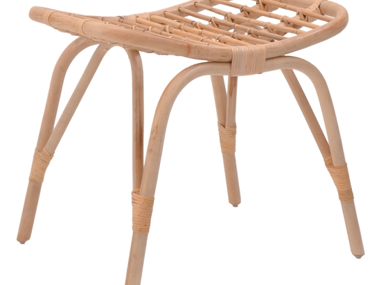 ΣΚΑΜΠΟ VREBOR PAKOWORLD RATTAN ΣΕ ΦΥΣΙΚΗ ΑΠΟΧΡΩΣΗ 53X41X46ΕΚ