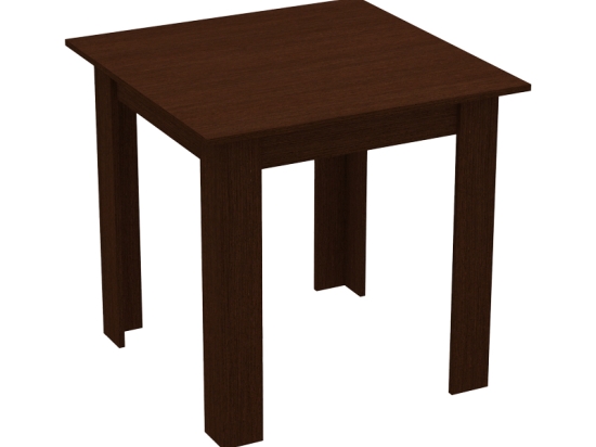 ΤΡΑΠΕΖΙ MANKA I PAKOWORLD ΣΕ WENGE ΑΠΟΧΡΩΣΗ 80X80X77ΕΚ