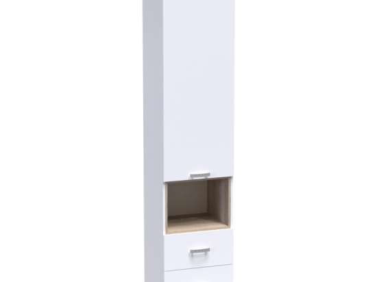 ΒΙΤΡΙΝΑ-ΣΤΗΛΗ TOSCANA PAKOWORLD ΣΕ ΛΕΥΚΗ ΑΠΟΧΡΩΣΗ 50X42X222.5ΕΚ
