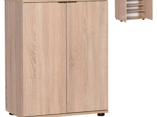 ΠΑΠΟΥΤΣΟΘΗΚΗ - ΝΤΟΥΛΑΠΙ ANTRE MEGAPAP ΧΡΩΜΑ SONOMA 60X34X78ΕΚ.