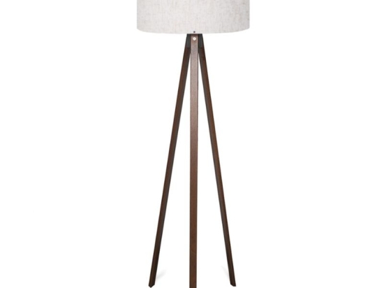 ΦΩΤΙΣΤΙΚΟ ΔΑΠΕΔΟΥ ROSLING MEGAPAP MDF/ΥΦΑΣΜΑ PVC ΧΡΩΜΑ ΚΡΕΜ - ΚΑΡΥΔΙ 38X38X140ΕΚ.