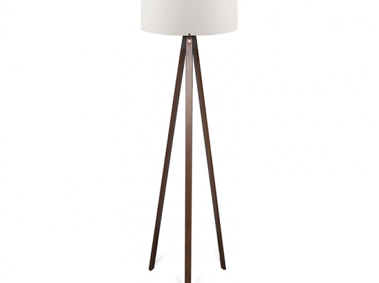 ΦΩΤΙΣΤΙΚΟ ΔΑΠΕΔΟΥ ROSLING MEGAPAP MDF/ΥΦΑΣΜΑ PVC ΧΡΩΜΑ ΚΑΡΥΔΙ - ΛΕΥΚΟ 38X38X140ΕΚ.