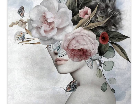ΠΙΝΑΚΑΣ ΣΕ ΚΑΜΒΑ "HIDDEN FACE" MEGAPAP ΨΗΦΙΑΚΗΣ ΕΚΤΥΠΩΣΗΣ 60X60X3 ΕΚ.