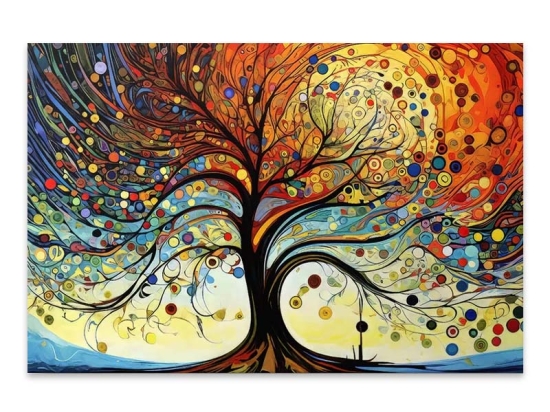 ΠΙΝΑΚΑΣ ΣΕ ΚΑΜΒΑ "DREAM TREE" MEGAPAP ΨΗΦΙΑΚΗΣ ΕΚΤΥΠΩΣΗΣ 125X80X3ΕΚ.