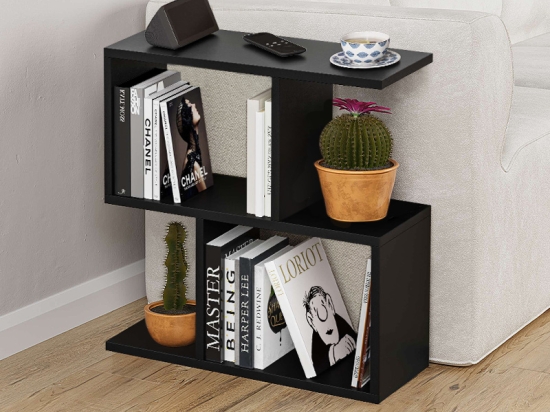 ΒΟΗΘΗΤΙΚΟ ΤΡΑΠΕΖΑΚΙ HOMEMANIA MEGAPAP ΧΡΩΜΑ ΜΑΥΡΟ 60X20X60ΕΚ.