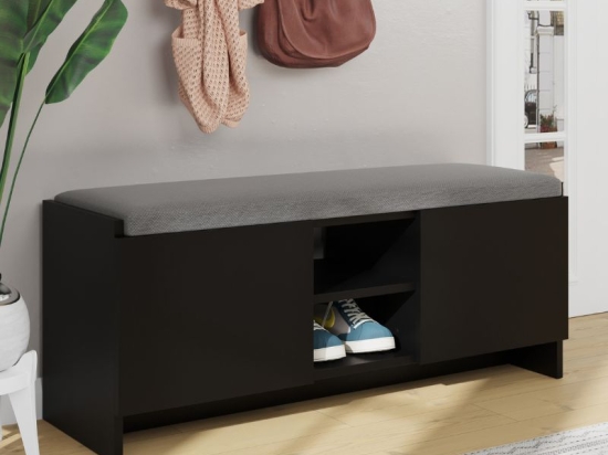 ΠΑΠΟΥΤΣΟΘΗΚΗ ZULLA MEGAPAP ΧΡΩΜΑ ΜΑΥΡΟ 110X37X43ΕΚ.