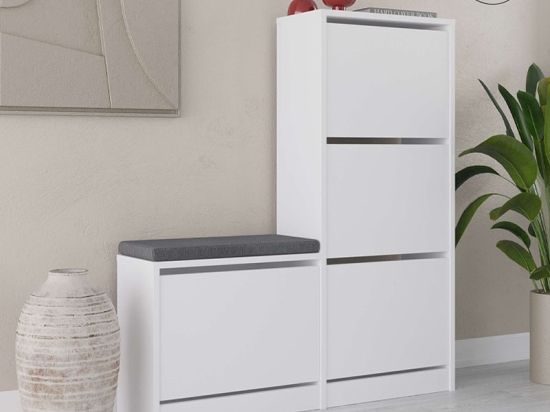 ΠΑΠΟΥΤΣΟΘΗΚΗ DUDE MEGAPAP ΧΡΩΜΑ ΛΕΥΚΟ 104,8X26X118,5ΕΚ.
