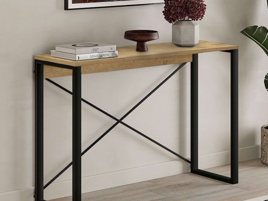 ΚΟΝΣΟΛΑ ARCHIE MEGAPAP ΧΡΩΜΑ SAPPHIRE OAK 110X35X75ΕΚ.