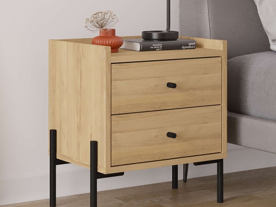 ΚΟΜΟΔΙΝΟ MALTA MEGAPAP ΧΡΩΜΑ SAPHHIRE OAK 49X35X52ΕΚ.