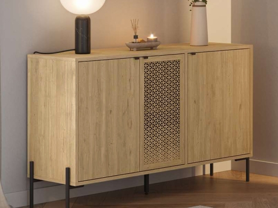 ΜΠΟΥΦΕΣ NAIVE MEGAPAP ΧΡΩΜΑ SAPPHIRE OAK 126X40X80ΕΚ.