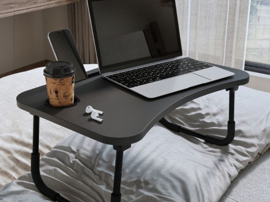 ΤΡΑΠΕΖΑΚΙ LAPTOP SEDON MEGAPAP ΧΡΩΜΑ ΑΝΘΡΑΚΙ 59,2X39,2X26,2ΕΚ.