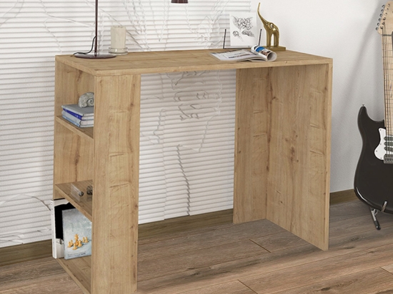 ΓΡΑΦΕΙΟ ΕΡΓΑΣΙΑΣ NETENIA MEGAPAP ΧΡΩΜΑ SAPPHIRE OAK 90X40X74ΕΚ.