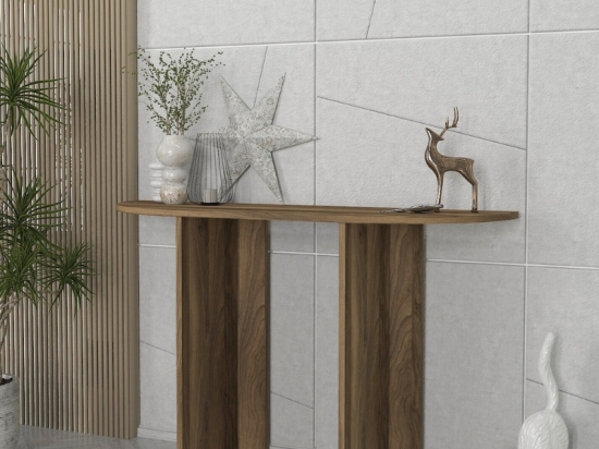 ΚΟΝΣΟΛΑ CORTADO MEGAPAP ΧΡΩΜΑ ΚΑΡΥΔΙ 120X35X75ΕΚ.