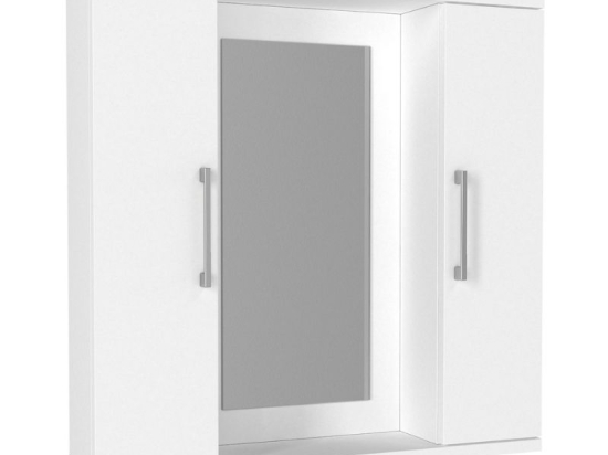 ΚΑΘΡΕΠΤΗΣ ΜΠΑΝΙΟΥ SURRA ΜEGAPAP ΧΡΩΜΑ ΛΕΥΚΟ 65X15,3X65ΕΚ.