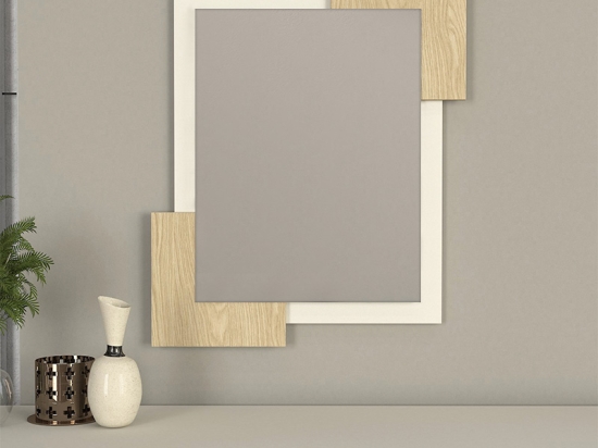 ΚΑΘΡΕΠΤΗΣ ΤΟΙΧΟΥ SELINOS ΜEGAPAP ΧΡΩΜΑ SANDSTONE - ROTA OAK 65X2,2X85ΕΚ.