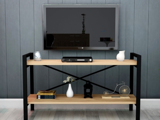 ΕΠΙΠΛΟ ΤΗΛΕΟΡΑΣΗΣ BROKE MEGAPAP ΧΡΩΜΑ ATLANTIC PINE 120X34X60ΕΚ.