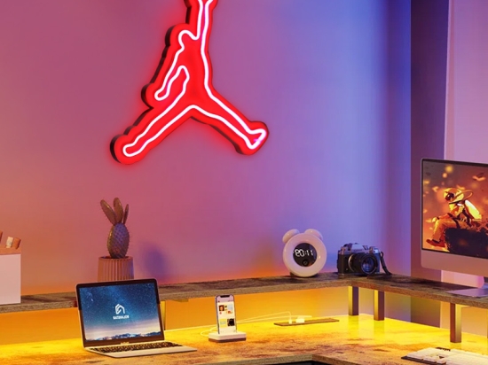 ΦΩΤΙΣΤΙΚΟ LED NEON "BASKETBALL" MEGAPAP ΧΡΩΜΑ ΚΟΚΚΙΝΟ 40X2X42ΕΚ.