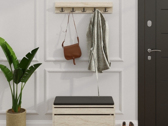 ΕΠΙΠΛΟ ΕΙΣΟΔΟΥ BOBY MEGAPAP ΧΡΩΜΑ TRAVERTINE 80X35X42ΕΚ.