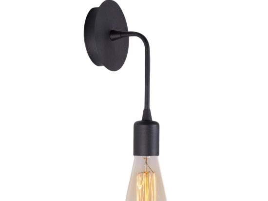 ΑΠΛΙΚΑ ΤΟΙΧΟΥ ADEN MEGAPAP E27 ΜΕΤΑΛΛΙΚΗ ΧΡΩΜΑ ΜΑΥΡΟ 6X12X27ΕΚ.
