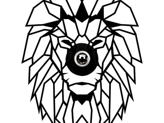 ΑΠΛΙΚΑ ΤΟΙΧΟΥ LION MEGAPAP E27 MDF ΧΡΩΜΑ ΜΑΥΡΟ 39X12X49ΕΚ.
