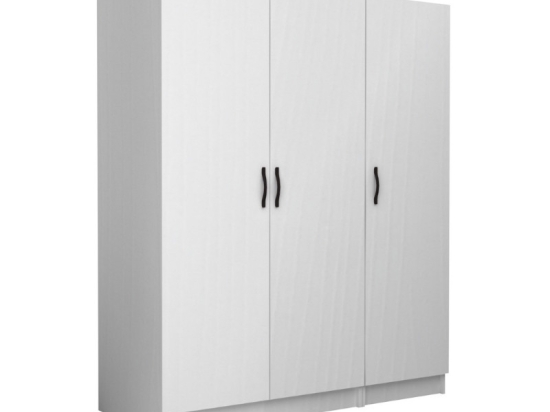 ΝΤΟΥΛΑΠΑ ΡΟΥΧΩΝ VICTORIA MEGAPAP ΤΡΙΦΥΛΛΗ ΧΡΩΜΑ ΛΕΥΚΟ 150X60X181ΕΚ.