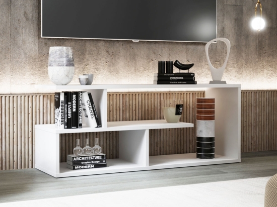 ΕΠΙΠΛΟ TV EDEN ΛΕΥΚΟ 100X29.6X40CM